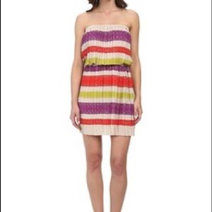 BCBG “MATEO” Pleated Dress